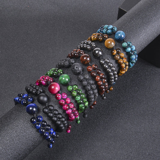 Black Magnetized Tiger Eye Stone Bracelet