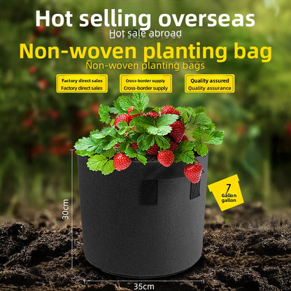 Black Non-Woven Grow Bags