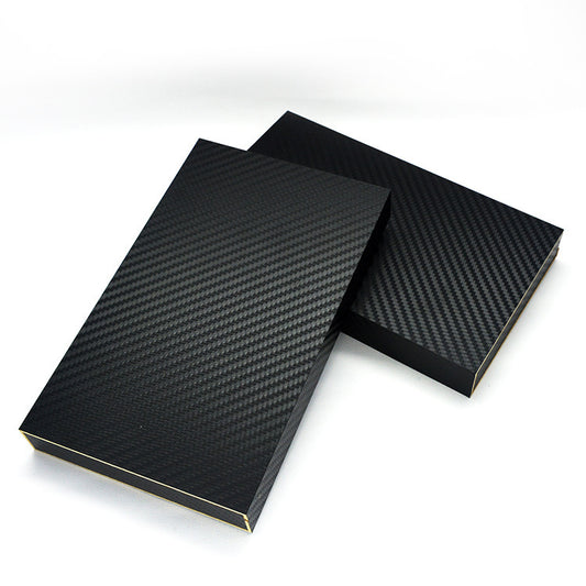 Black phone case packaging