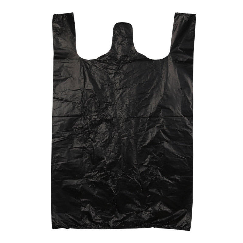 Black portable garbage bag