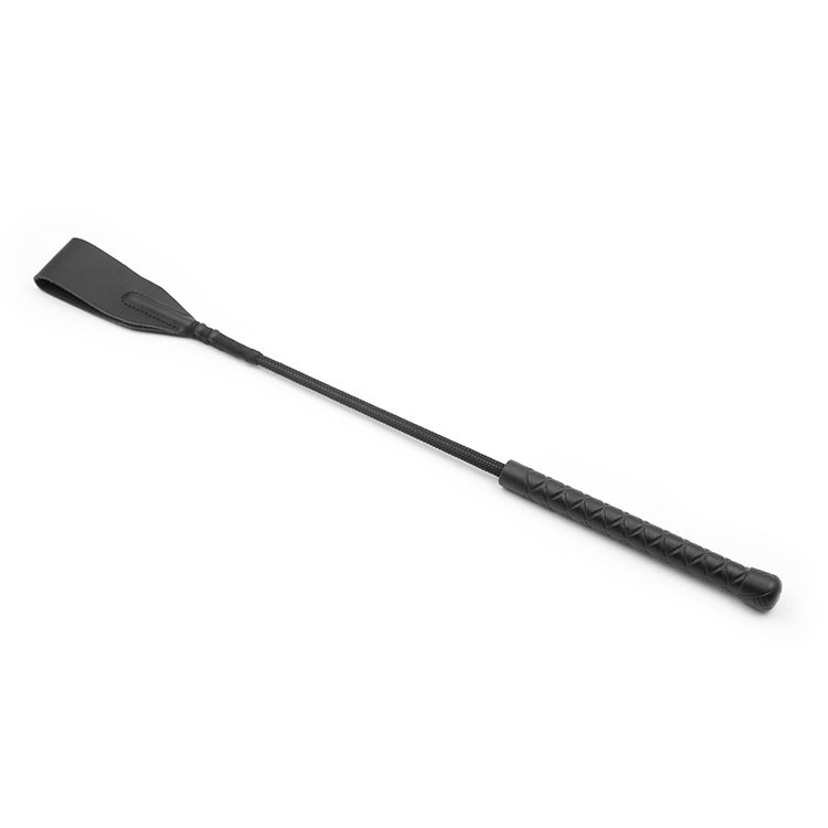 Black riding whip