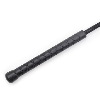 Black riding whip