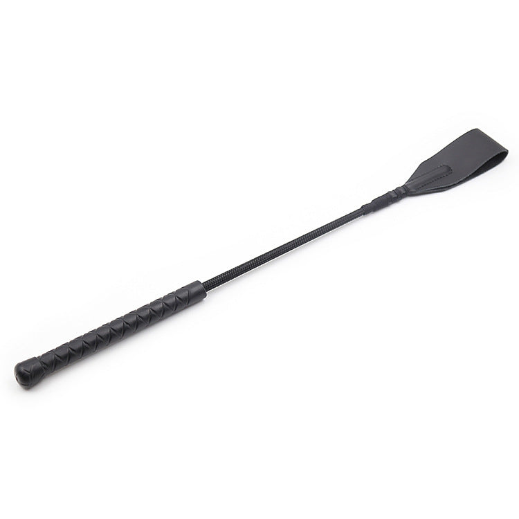Black riding whip