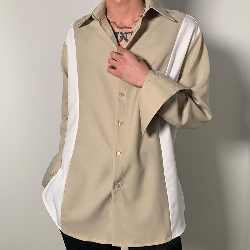 Black silky smooth wrinkle-free shirt