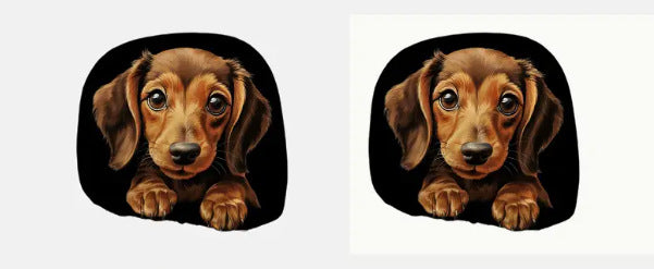 Black Skull Car Printed Headrest Cover Universal Elastic Style Funny and Interesting Universal Headgear
