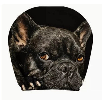 Black Skull Car Printed Headrest Cover Universal Elastic Style Funny and Interesting Universal Headgear