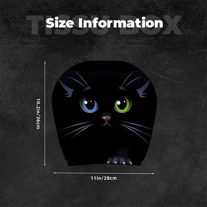 Black Skull Car Printed Headrest Cover Universal Elastic Style Funny and Interesting Universal Headgear