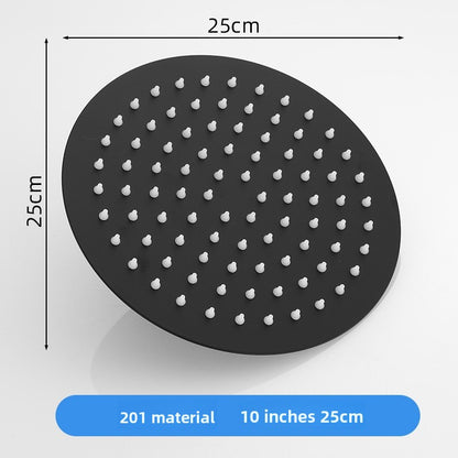 Black Stainless Steel Shower Head
