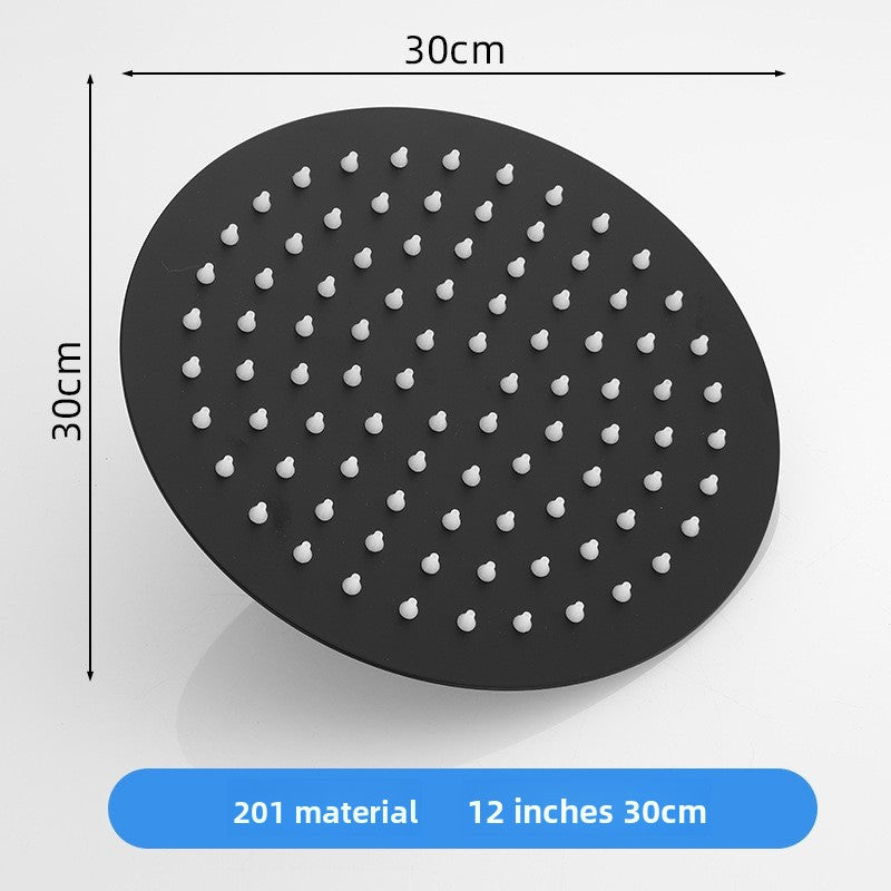 Black Stainless Steel Shower Head
