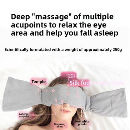 Black technology gravity hot compress eye mask