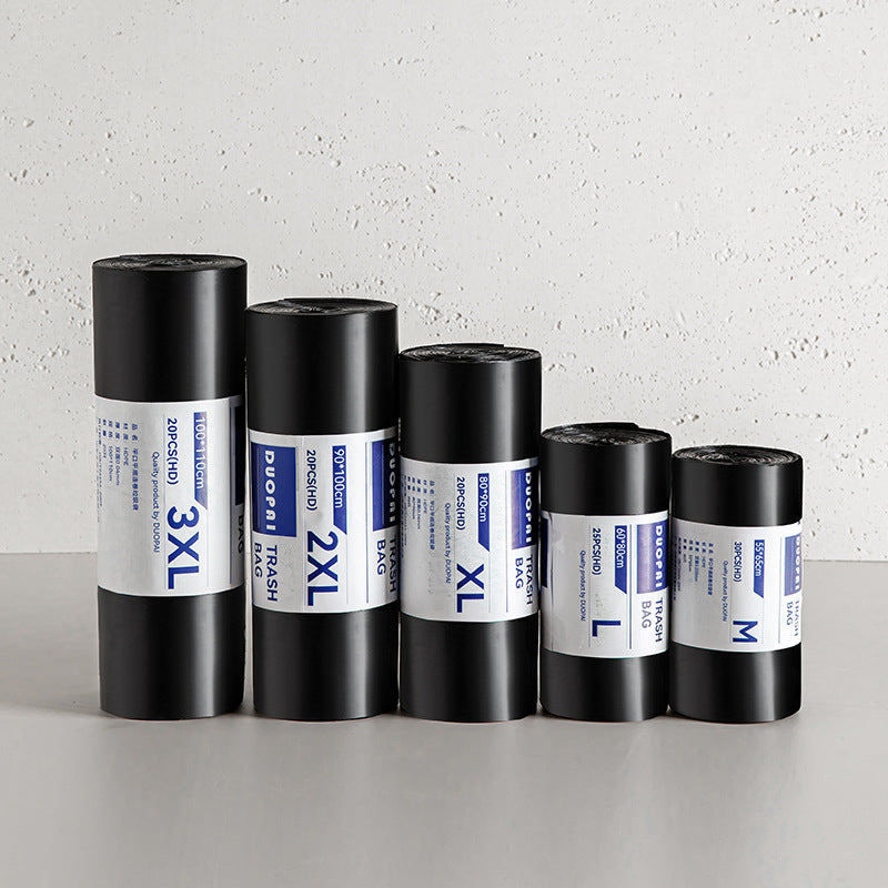 Black thickened large garbage bag