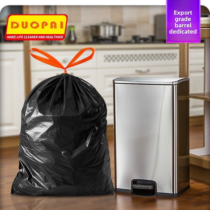 Black thickened large garbage bag