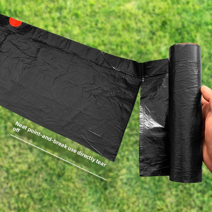 Black thickened large garbage bag