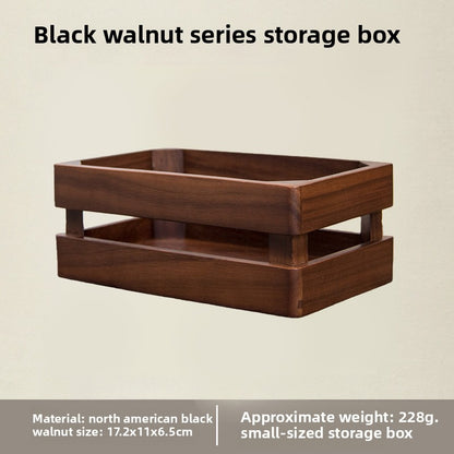Black Walnut Large Storage Box