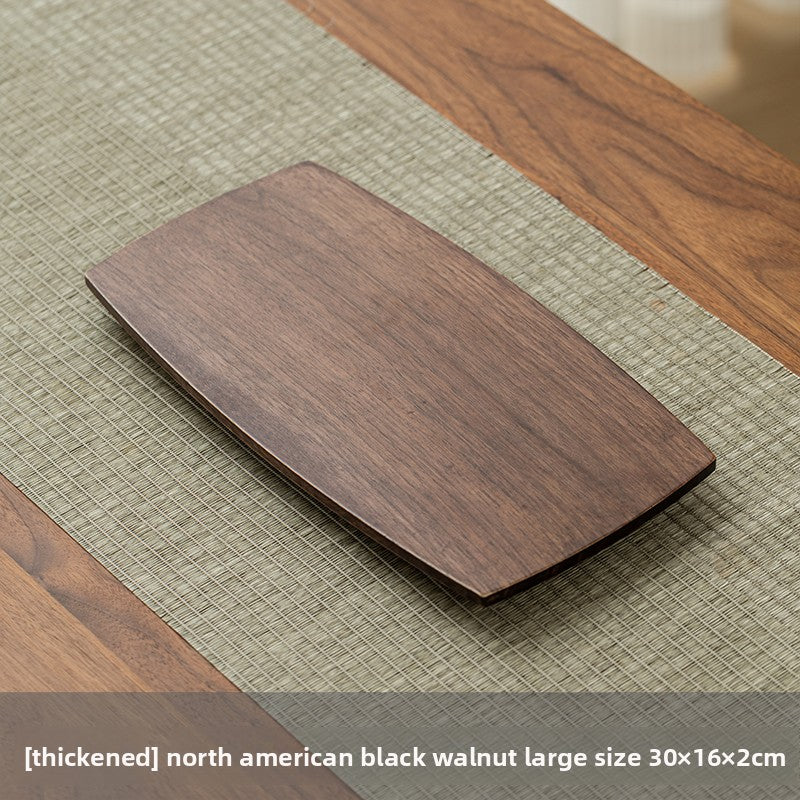 Black walnut rectangular tray