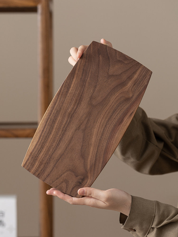 Black walnut rectangular tray