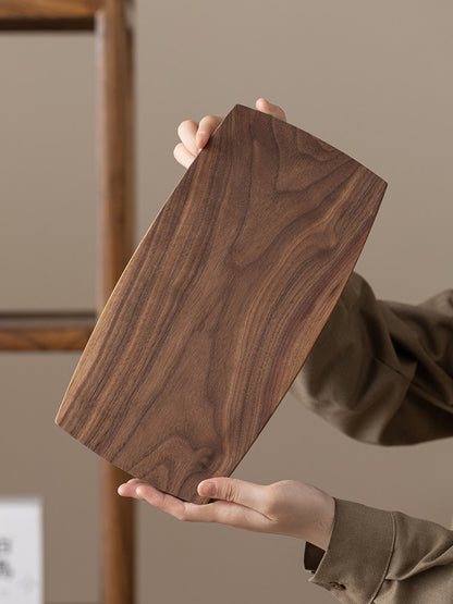 Black walnut rectangular tray