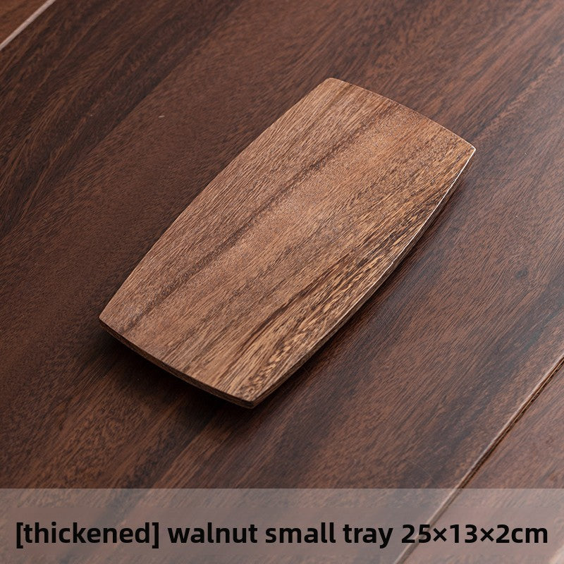 Black walnut rectangular tray