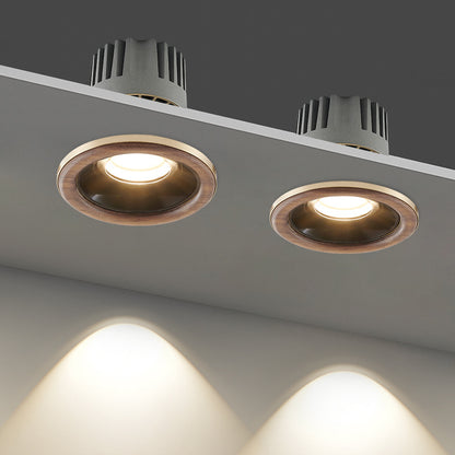 Black walnut solid wood downlight