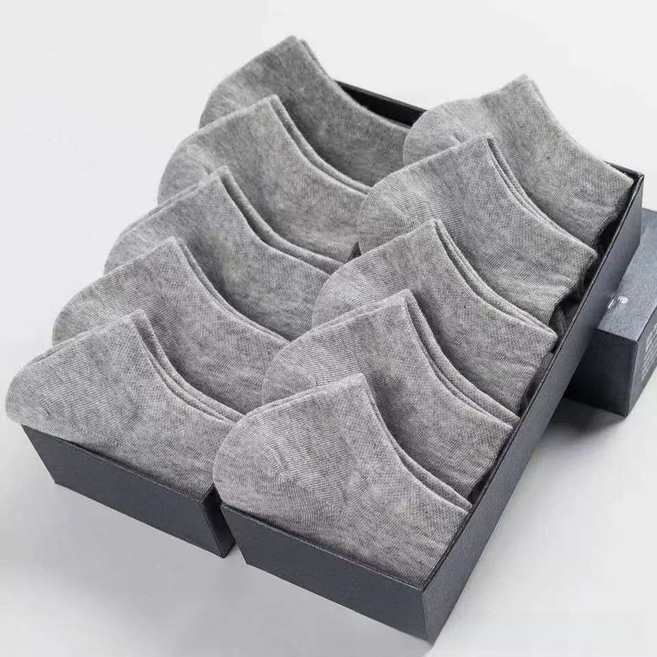 Black, white and grey solid-color stockings