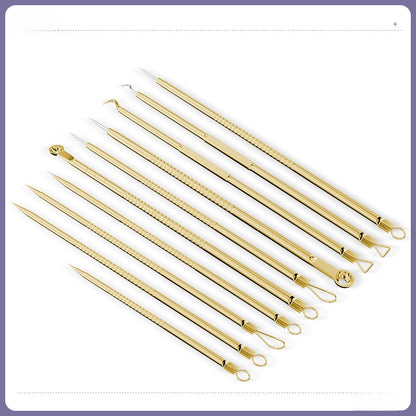 Blackhead acne needle double-tipped