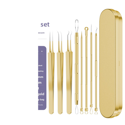 Blackhead acne needle double-tipped