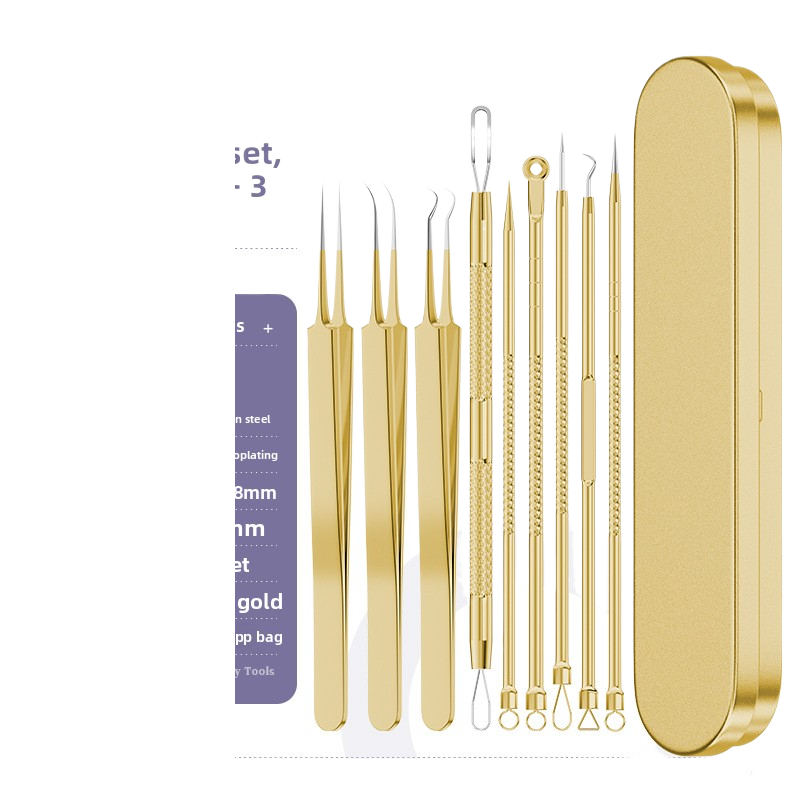 Blackhead acne needle double-tipped