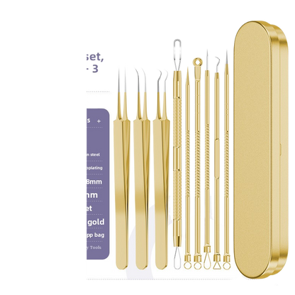 Blackhead acne needle double-tipped