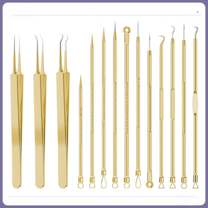 Blackhead acne needle double-tipped
