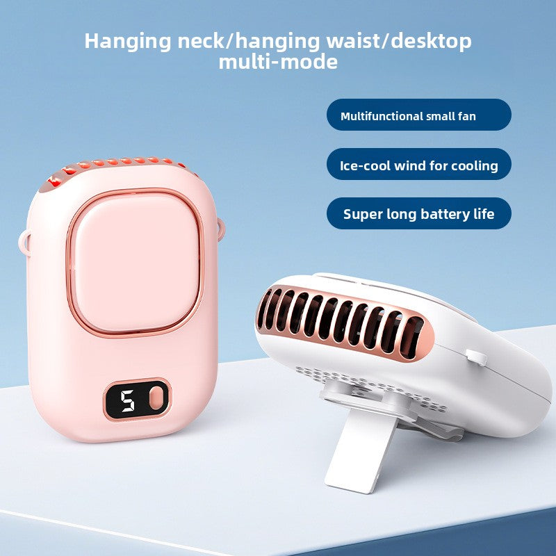 Bladeless Neck Hanging Fan with USB Charging