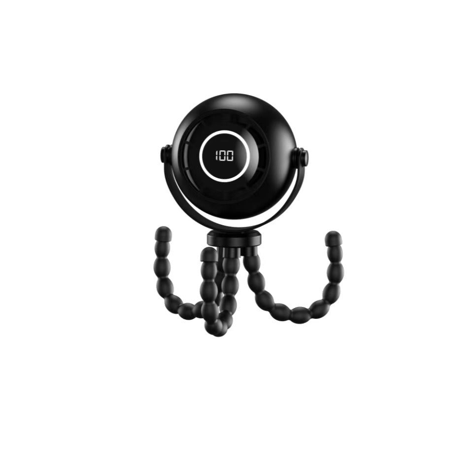 Bladeless Octopus Mini Fan with Night Light