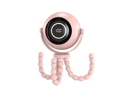 Bladeless Octopus Mini Fan with Night Light