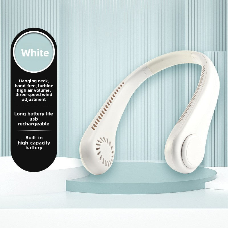 Bladeless USB Rechargeable Neck Fan