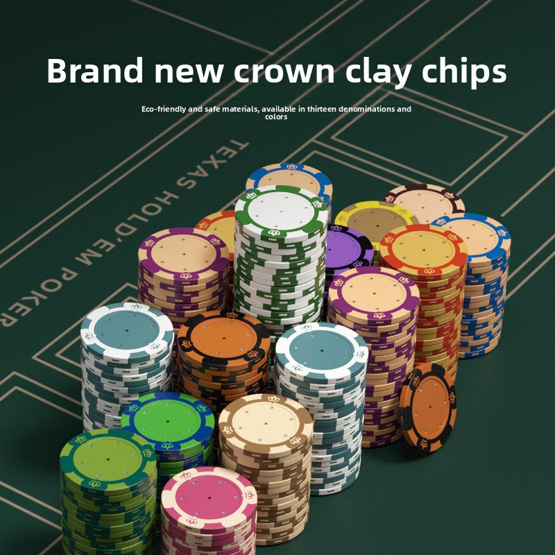 Blank chip coins with no face value