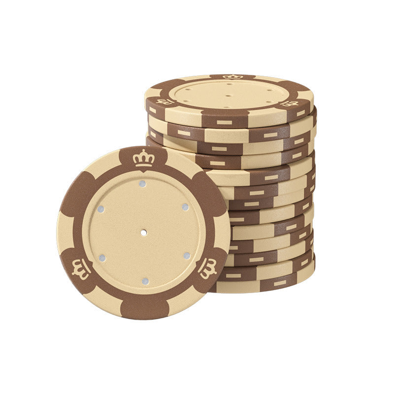Blank chip coins with no face value