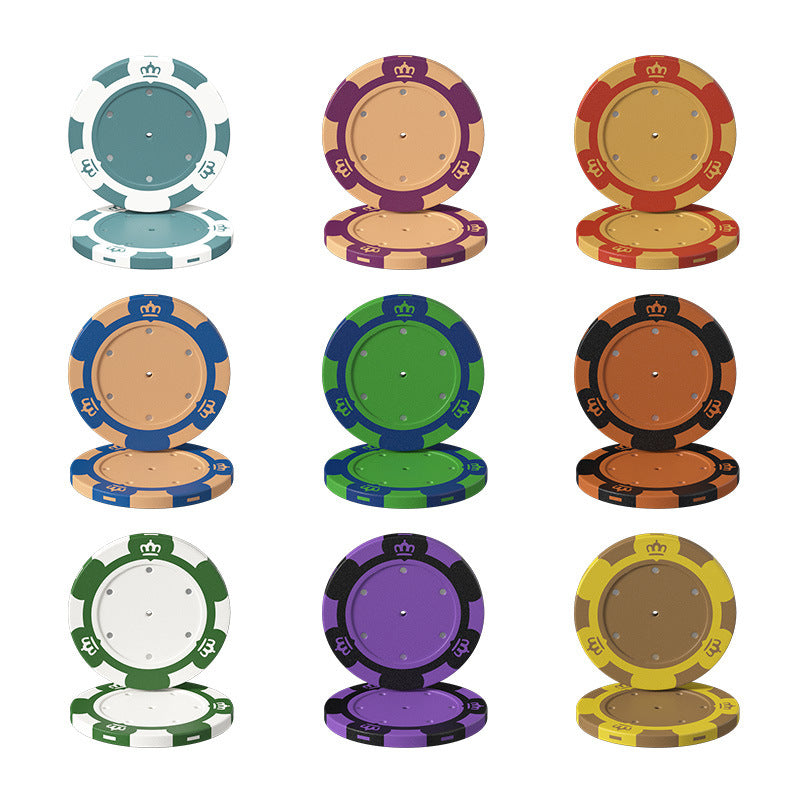 Blank chip coins with no face value