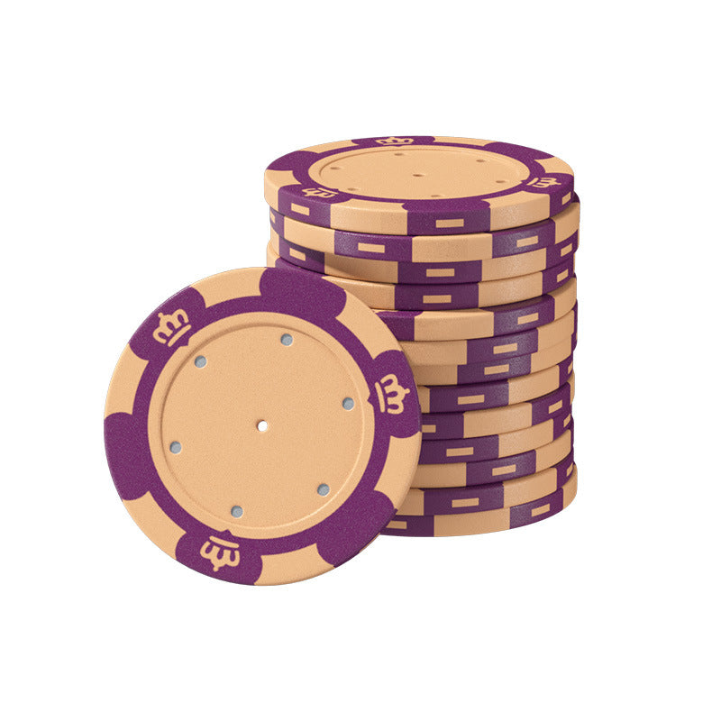 Blank chip coins with no face value