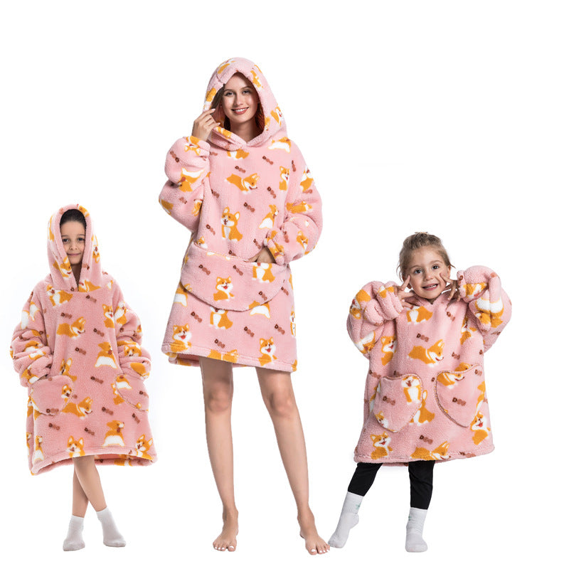 Blanket Hoodie Warm Pullover