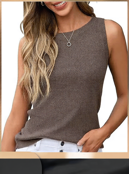 Blended Casual Tank Sweater