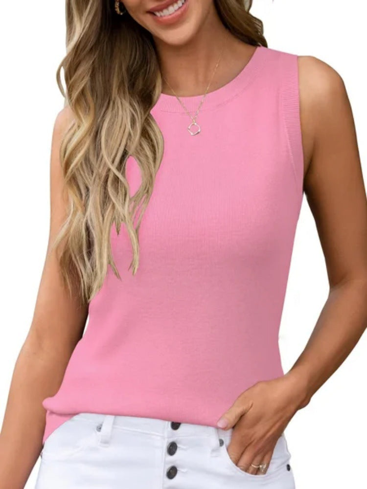 Blended Casual Tank Sweater