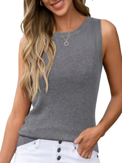 Blended Casual Tank Sweater