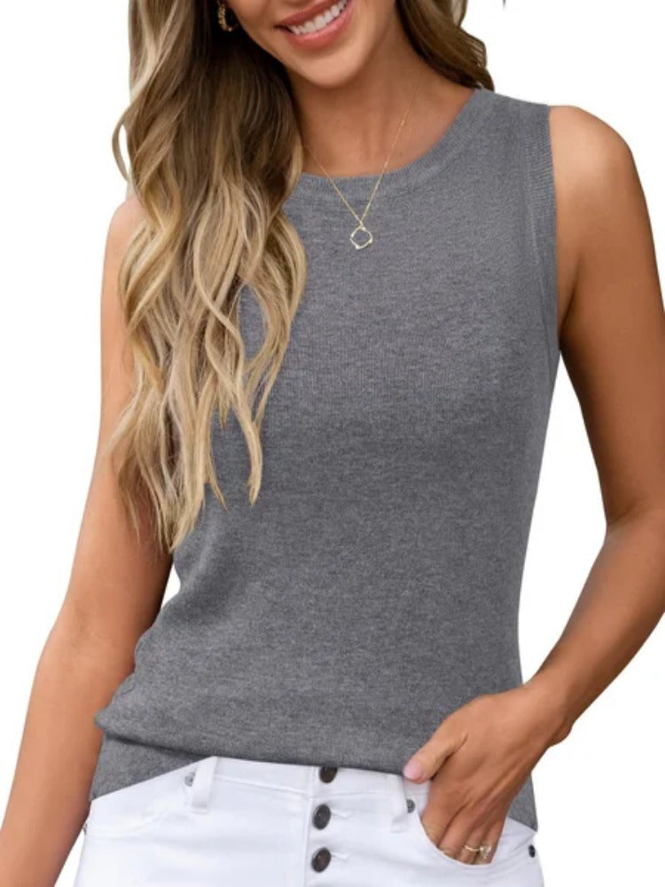 Blended Casual Tank Sweater