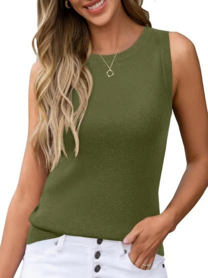 Blended Casual Tank Sweater