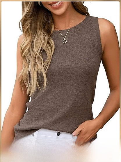 Blended Casual Tank Sweater