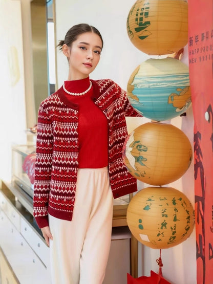 Blended Knitted Cardigan