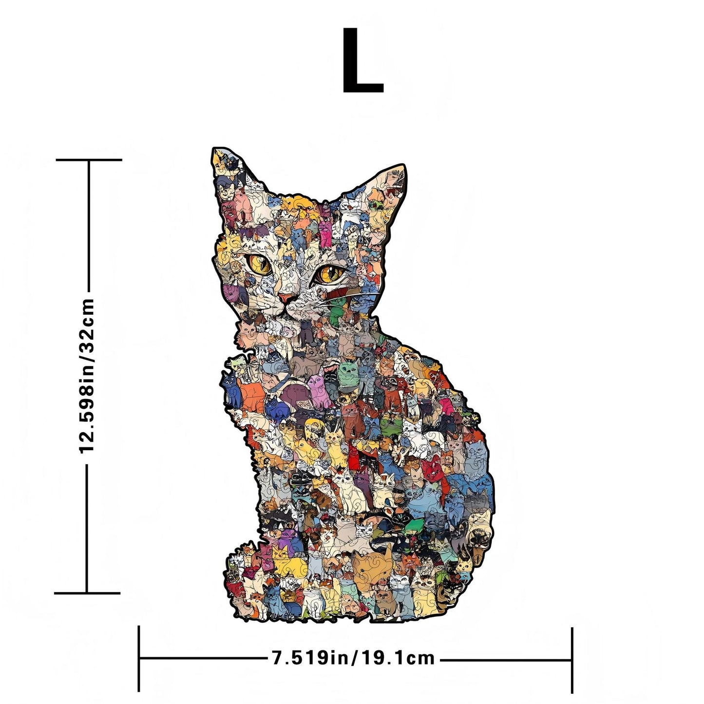 Block Cat Puzzle Toy
