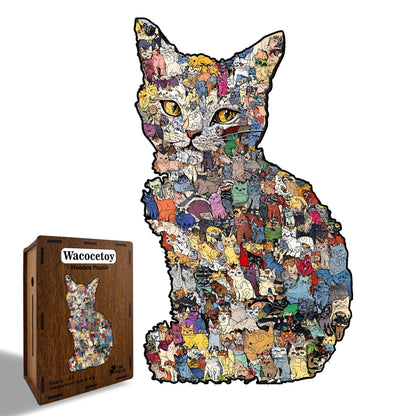 Block Cat Puzzle Toy