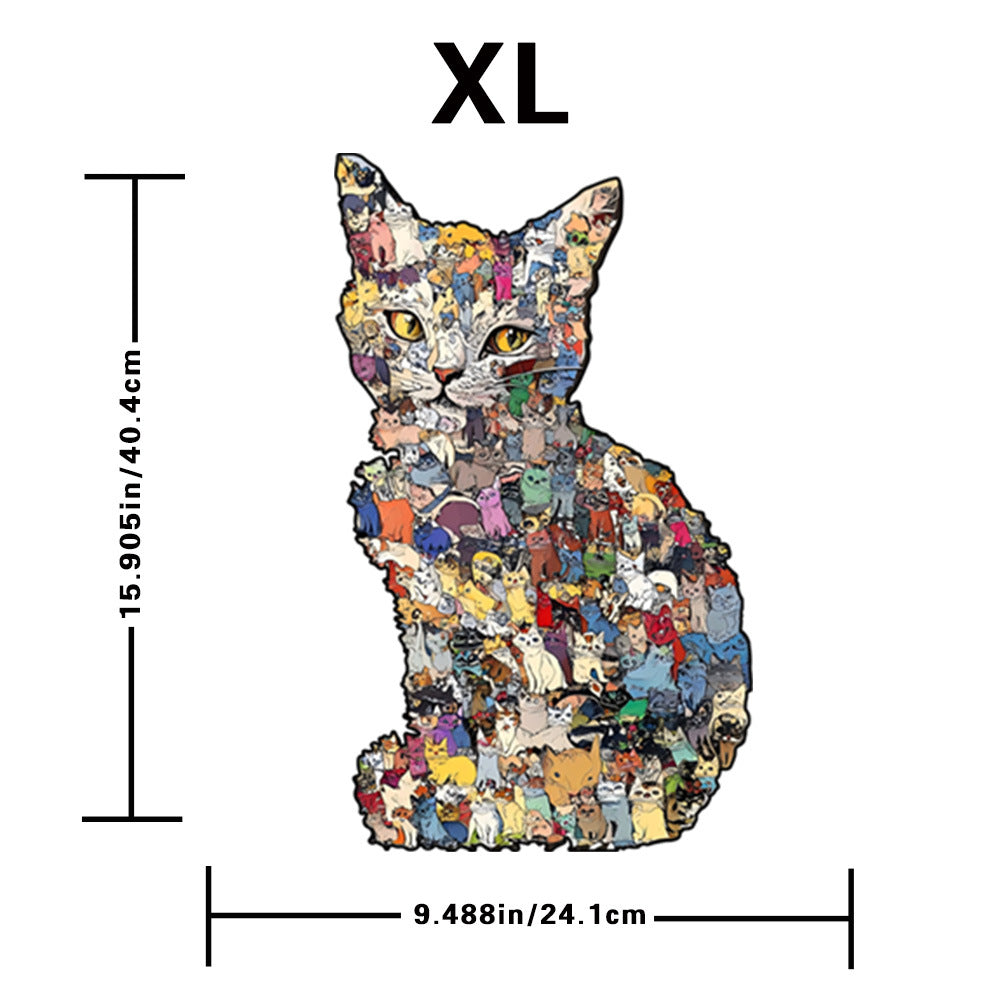 Block Cat Puzzle Toy