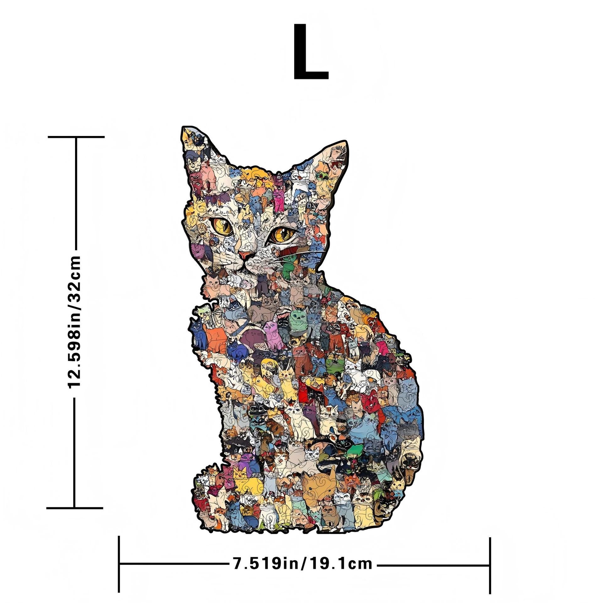 Block Cat Puzzle Toy