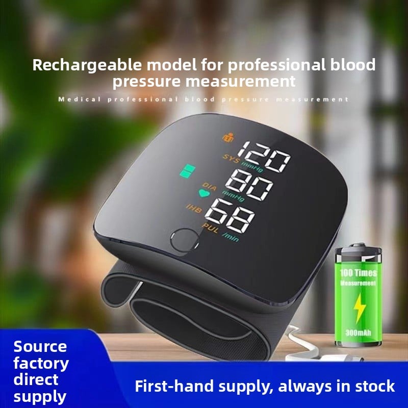 Blood pressure monitor fully automatic electric intelligent blood pressure measuring instrument